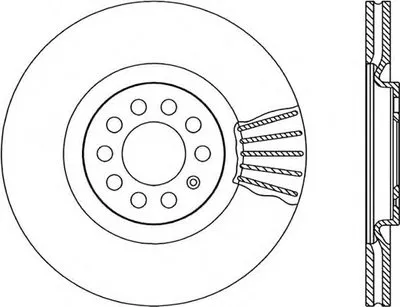 Тормозной диск ADAPTIVE OPEN PARTS купить