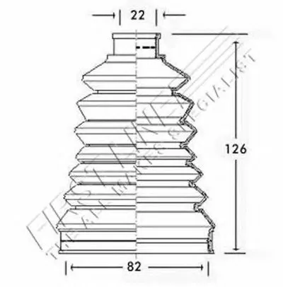 Пыльник, приводной вал FIRST LINE купить