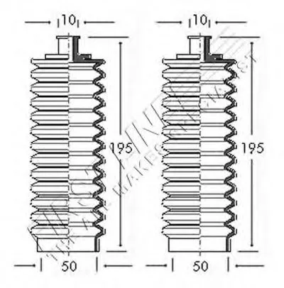 Пыльник, рулевое управление FIRST LINE купить