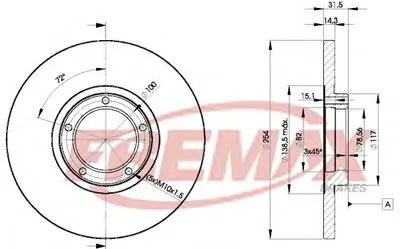 Тормозной диск Premium Carbon + FREMAX купить