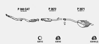 Система выпуска ОГ FENNO купить
