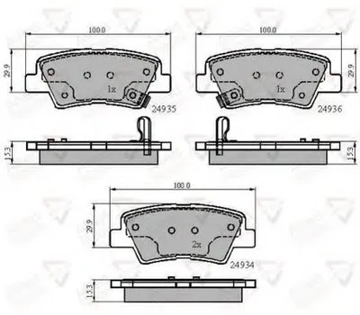 Комплект тормозных колодок, дисковый тормоз ANL Braking COMLINE купить