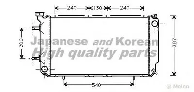 Радиатор, охлаждение двигателя ASHUKI купить