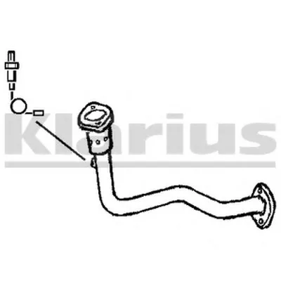 Труба выхлопного газа KLARIUS купить