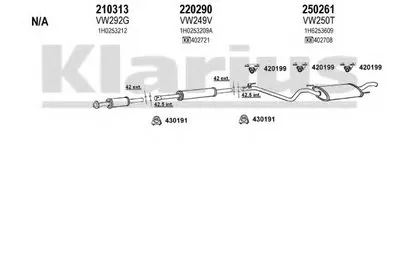 Система выпуска ОГ KLARIUS купить