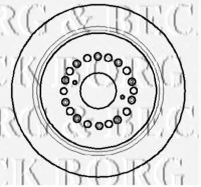 Тормозной диск BORG & BECK купить