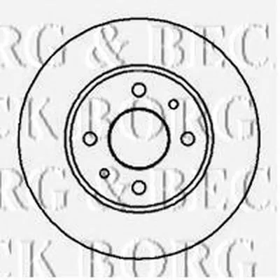 Тормозной диск BORG & BECK купить