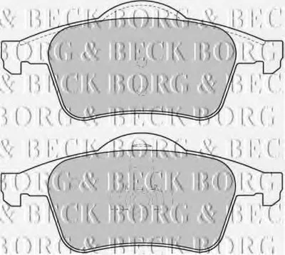 Комплект тормозных колодок, дисковый тормоз BORG & BECK купить