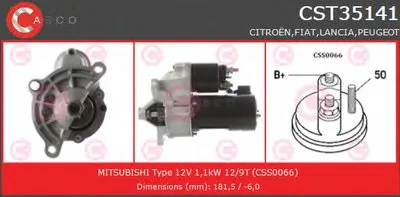 Стартер BRAND NEW SERIES CASCO купить