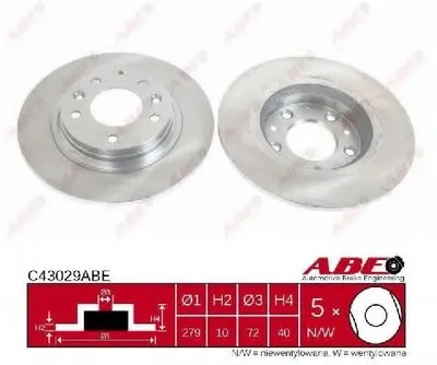 Тормозной диск ABE купить