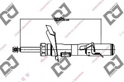 Амортизатор DJ PARTS купить