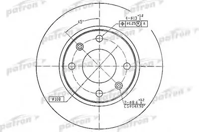 Тормозной диск PATRON купить