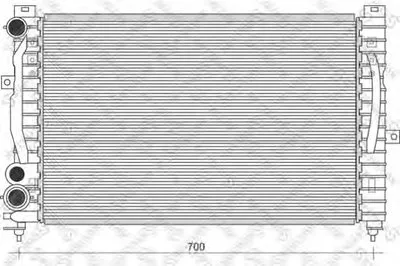 Радиатор, охлаждение двигателя STELLOX купить