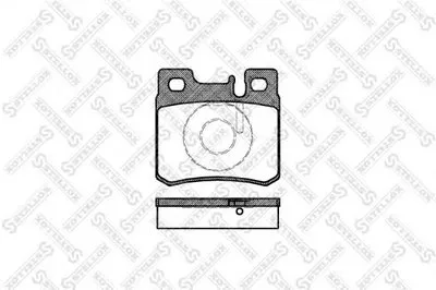 Комплект тормозных колодок, дисковый тормоз STELLOX купить