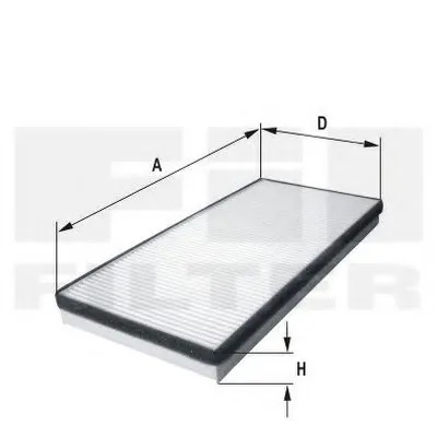 Фильтр, воздух во внутренном пространстве FIL FILTER купить