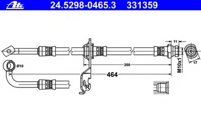 Тормозной шланг ATE купить