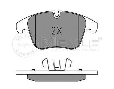 Комплект тормозных колодок, дисковый тормоз MEYLE купить