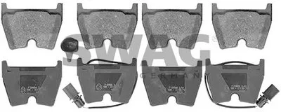 Комплект тормозных колодок, дисковый тормоз SWAG купить