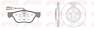 Комплект тормозов, дисковый тормозной механизм Twin Kit REMSA купить