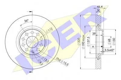 Тормозной диск ICER купить