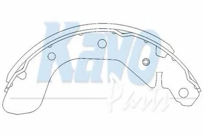 Комплект тормозных колодок KAVO PARTS купить