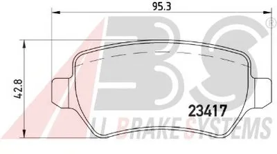 Комплект тормозных колодок, дисковый тормоз SPORTLINE A.B.S. купить