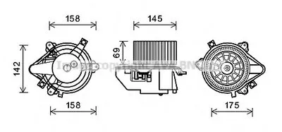 Электродвигатель, вентиляция салона AVA QUALITY COOLING купить