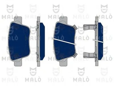 Комплект тормозных колодок, дисковый тормоз MALÒ купить