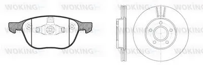 Комплект тормозов, дисковый тормозной механизм WOKING купить