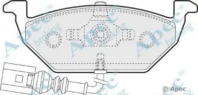 Комплект тормозных колодок, дисковый тормоз APEC braking купить