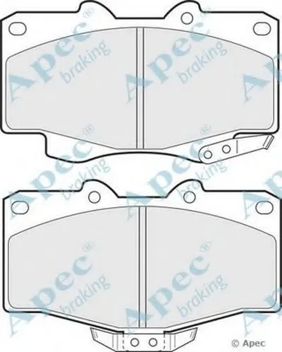 Комплект тормозных колодок, дисковый тормоз APEC braking купить