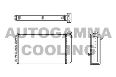 Теплообменник, отопление салона AUTOGAMMA купить