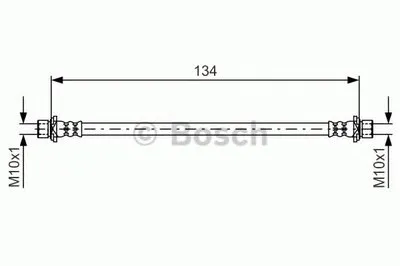 Тормозной шланг BOSCH купить