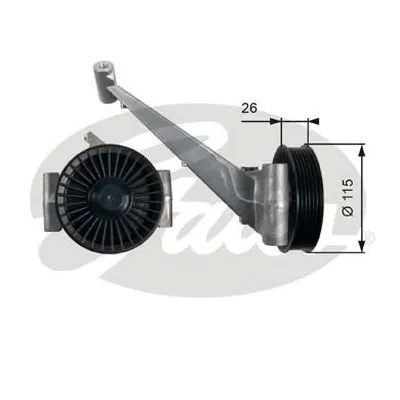 Паразитный / ведущий ролик, поликлиновой ремень DriveAlign® GATES купить