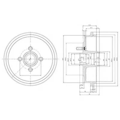 Тормозной барабан DELPHI купить