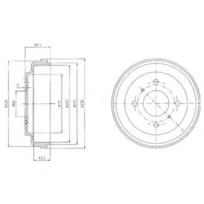 Тормозной барабан DELPHI купить