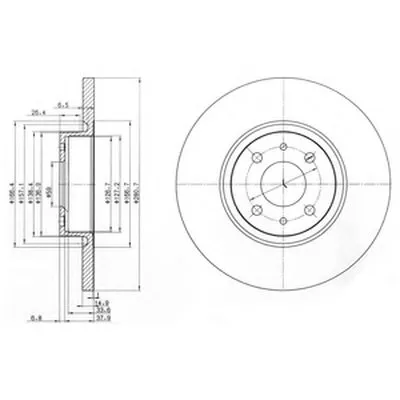 Тормозной диск DELPHI купить
