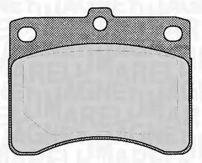 Комплект тормозных колодок, дисковый тормоз MAGNETI MARELLI купить