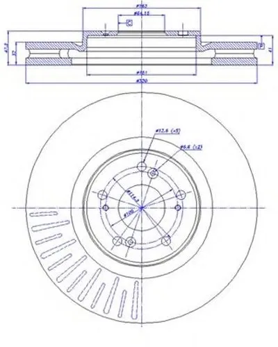Тормозной диск HC CAR купить