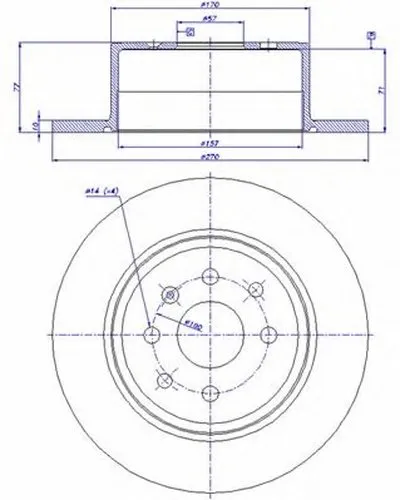 Тормозной диск CAR купить