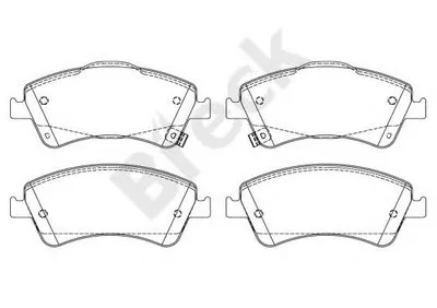 Комплект тормозных колодок, дисковый тормоз BRECK купить