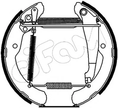 Комплект тормозных колодок Kit premounted CIFAM купить