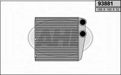 Теплообменник, отопление салона AHE купить