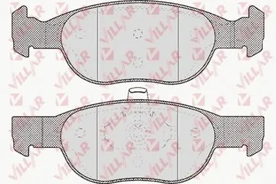 Комплект тормозных колодок, дисковый тормоз VILLAR купить