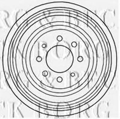 Тормозной барабан BORG & BECK купить