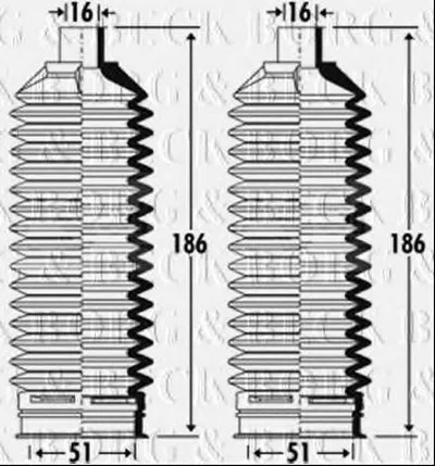 Пыльник, рулевое управление BORG & BECK купить