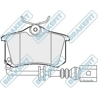 Комплект тормозных колодок, дисковый тормоз Brake Fit APEC braking купить