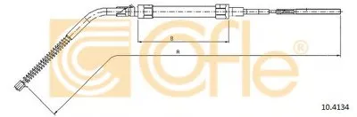 Трос, стояночная тормозная система COFLE купить