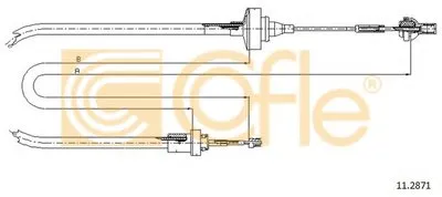 Тросик сцепления COFLE купить