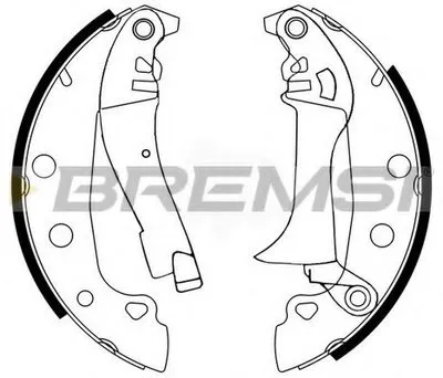 Комплект тормозных колодок BREMSI купить